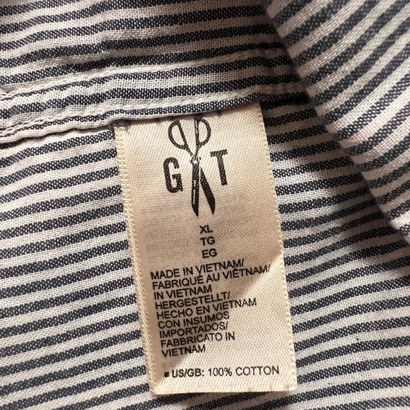 Goodthreads Mens Blue Size XL Plaid‎ Print Standard Fit Button Down Shirt Blue - Picture 8 of 8